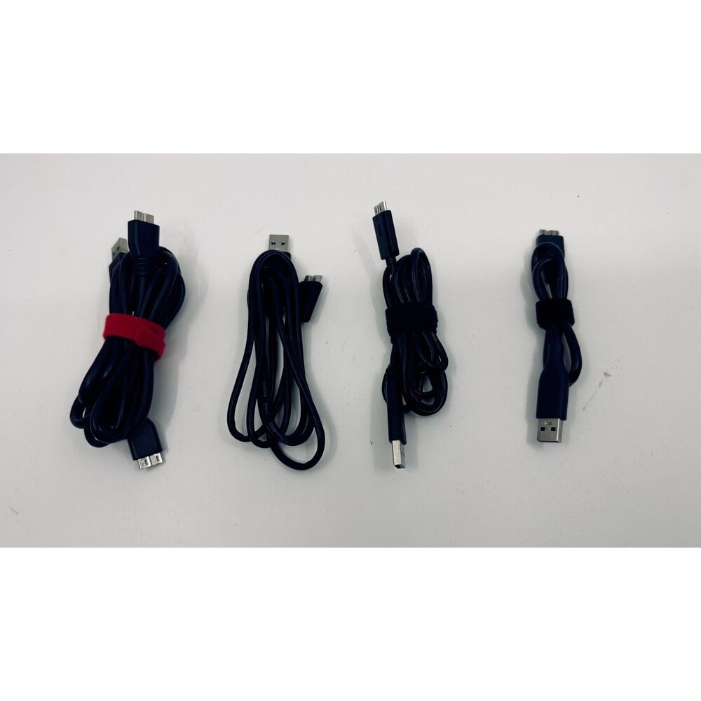 Assorted USB Cables Lot USB-A USB-C Micro-USB Charging